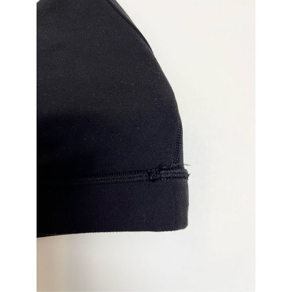 Lululemon Flow Y Bra Nulu Light Support A-C Cups Sports Bra Black Sz 4 Racerback - Picture 7 of 8